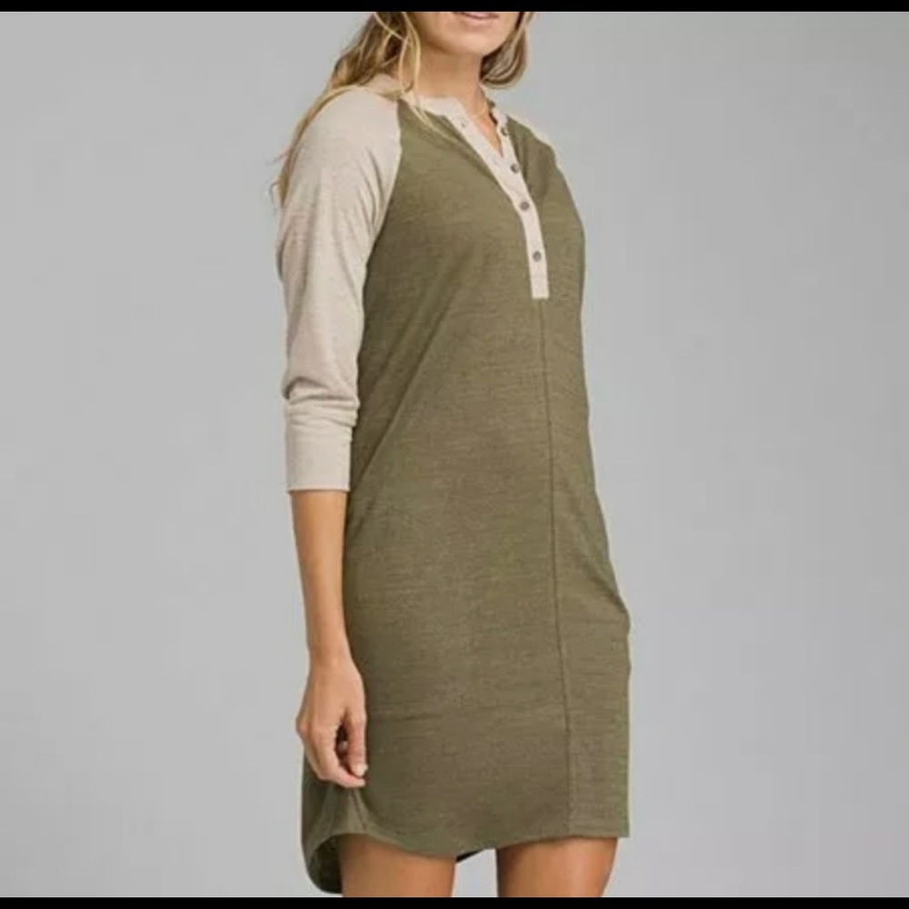 prAna cozy up Henley dress small